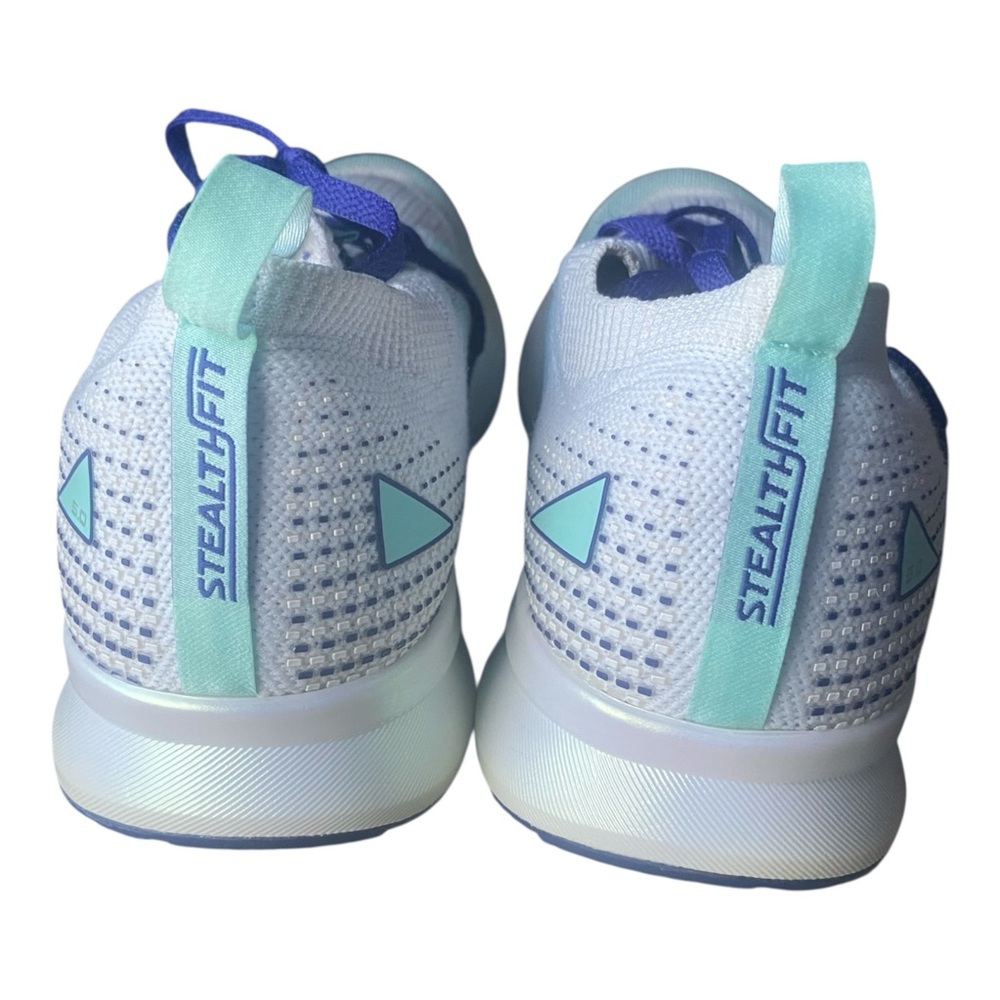 Brooks Women’s White and Blue Athletic Shoes with Breathable Mesh Size: 10.5 - Picture 4 of 12